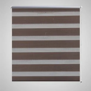 vidaXL vidaXL Roleta w pasy (80 x 175 cm) kawa - Rolety - miniaturka - grafika 1
