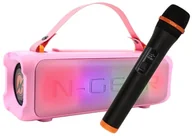 Głośniki przenośne - SPEAKER BLUETOOTH + WRL MIC/PINK BLAZOOKA703PK N-GEAR - miniaturka - grafika 1