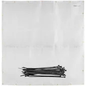 Akcesoria spawalnicze - Kurtyna koc spawalniczy żaroodporny 1000C 176x177cm - miniaturka - grafika 1