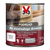 Farby i impregnaty do drewna - V33 Podkład pod lazurę do drewna zszarzałego 0,5 l - miniaturka - grafika 1