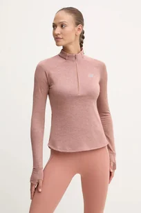 New Balance bluza do biegania Athletics Heat Grid kolor pomarańczowy WT43200SWA - Bluzy damskie - miniaturka - grafika 1