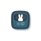 Zegary - Zegar dziecięcy z lampką - Billy - Dark Blue | MOB - miniaturka - grafika 1