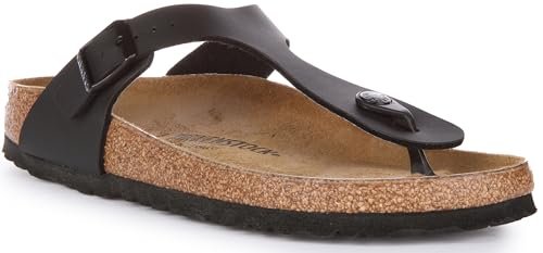 Birkenstock Classic GIZEH BF japonki damskie, czarny, 40 EU wąski