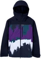 Kurtki męskie - kurtka zimowa męska BURTON LODGEPOLE JACKET True Black/Forest Chalk - miniaturka - grafika 1