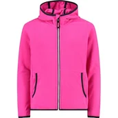 Kurtki i płaszcze dla dziewczynek - CMP, Kid G Jacket FIX Hood, 32H1375, Basic Pink, 98, Girl - miniaturka - grafika 1