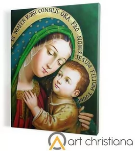 Matka Boża Dobrej Rady, obraz religijny na płótnie canvas - Ikony i obrazy sakralne - miniaturka - grafika 1