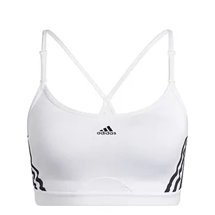 adidas Aer Ls 3s Biustonosz sportowy Kobiety , biały/czarny , L - Biustonosze - miniaturka - grafika 1