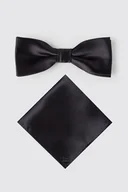 Krawaty i muchy męskie - Mucha z poszetką MUC0000041 - miniaturka - grafika 1