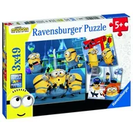 Puzzle - Ravensburger Puzzle 3x49 Minionki 2 - - miniaturka - grafika 1