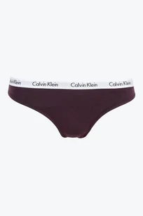 CALVIN KLEIN DAMSKIE FIGI BORDOWE Z LOGO W PASIE XS 2A3D1_M* TIA - Majtki damskie - miniaturka - grafika 1
