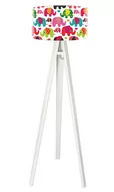 Lampy stojące - Macodesign Lampa podłogowa Kolorowe słoniki tripod-foto-038p-w, 60 W - miniaturka - grafika 1