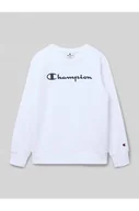 Bluzy damskie - Bluza z nadrukiem z logo - Champion - miniaturka - grafika 1