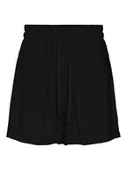 Spodenki damskie - Vero Moda Szorty "Carmen" w kolorze czarnym - miniaturka - grafika 1