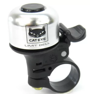 Cateye, Dzwonek rowerowy, Limit Bell PB-800, srebrny, rozmiar uniwersalny - Dzwonki do roweru - miniaturka - grafika 1