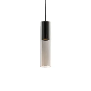 QAZQA Nowoczesna czarna lampa wisząca do systemu szynowego 1-fazowego - Iconic Lloyd - Lampy sufitowe - miniaturka - grafika 1