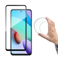 Szkła hartowane na telefon - Wozinsky Full Cover Flexi Nano folia szklana szkło hartowane z ramką Xiaomi Redmi 10 czarny - miniaturka - grafika 1