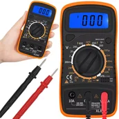 Multimetry - Profesjonalny Miernik Prądu Multimetr Lcd Cyfrowy - miniaturka - grafika 1