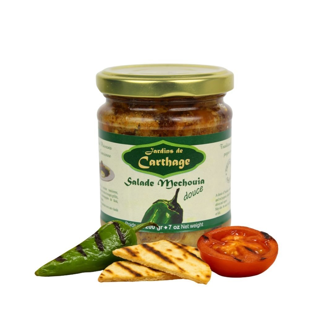 Sałatka Mechouia z Grillowanych Papryk 200g Jardins de Carthage