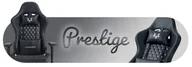 Fotele gamingowe - LYNXER - FOTEL GAMINGOWY OBROTOWY BIUROWY KRZESŁO DO BIURKA - PRESTIGE CZARNO-SZARY - miniaturka - grafika 1