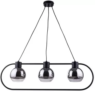 Sigma Linda lampa wisząca 3-punktowa czarna 31891 31891 - Lampy sufitowe - miniaturka - grafika 1