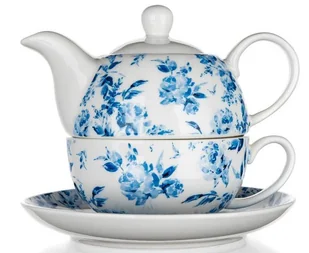 KOMPLET FILIŻANKA + DZBANEK dla 1 osoby NA HERBATĘ ZIOŁA na prezent mama - Filiżanki - miniaturka - grafika 1