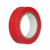 Taśmy izolacyjne i naprawcze - FASTER TOOLS taśma izolacyjna czerwona 15mm 10m - miniaturka - grafika 1