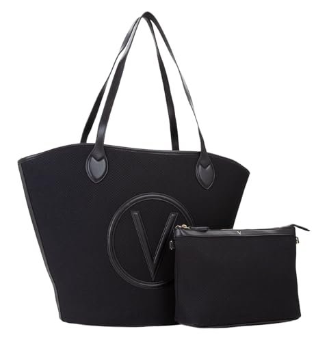 Valentino Covent, torebka damska, czarna, Kolor czarny