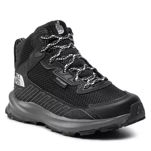 Buty trekkingowe damskie - Trekkingi The North Face - Fastpack Hiker Mid Wp NF0A7W5VKX71 Tnf Black/Tnf Black - grafika 1