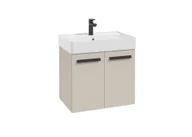 Szafki łazienkowe - Szafka łazienkowa pod umywalkę Defra Faro 59 cm szary kaszmir mat 001-D-06066 - miniaturka - grafika 1