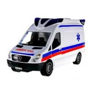 Samochody i pojazdy dla dzieci - Dickie Samochód Ambulans Karetka światło i dźwięk - Oficjalny Partner Smoby 3716011 - miniaturka - grafika 1