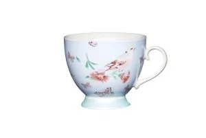 NoName kubek Bone China 400 ml porcelana jasnoniebieski twm_922009 - Kubki - miniaturka - grafika 1