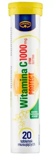 Kruger Witaminy musujące "wit.C1000 mg+cynk+rutyna" 80g GKRU.9198 - Witaminy i minerały - miniaturka - grafika 1