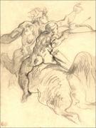Plakaty - The Education of Achilles, Eugène Delacroix - plakat Wymiar do wyboru: 21x29,7 cm - miniaturka - grafika 1