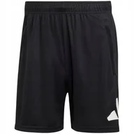 Spodenki męskie - Spodenki męskie adidas Train Essentials Logo Training czarne IB8121 M 7" - miniaturka - grafika 1