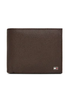 Tommy Hilfiger Duży Portfel Męski Th Flag Cc Flap And Coin AM0AM13520 Brązowy - Portfele - miniaturka - grafika 1