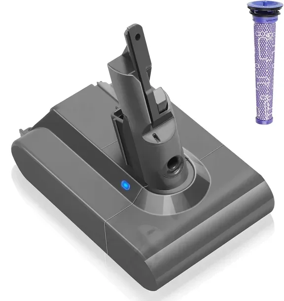 Bateria Zamienna Do Dyson V7 21.6v 86,4 Wh 4000 Mah+ Filtr -zestaw Zamienny