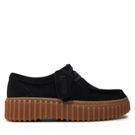 Półbuty damskie - Półbuty Clarks Torhill Bee 26172044 Czarny - miniaturka - grafika 1