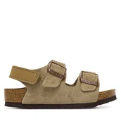 Buty dla chłopców - Sandały Birkenstock Milano As 1029465 S Beżowy - miniaturka - grafika 1