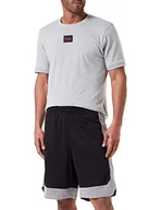 Spodenki damskie - Champion Męskie Legacy Autentyczne spodnie miękka taśma siatkowa logo bermudy szorty, czarne, L - miniaturka - grafika 1