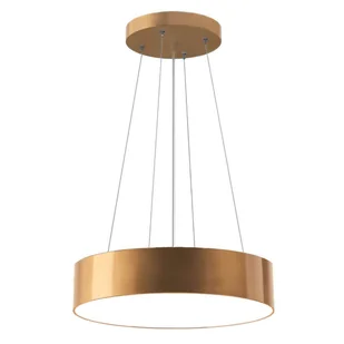 Wisząca lampa Sengo 5092 Shilo regulowana do sypialni ring circle złota - Lampy sufitowe - miniaturka - grafika 1
