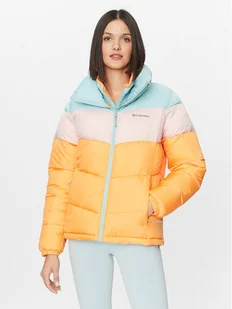 Columbia Kurtka zimowa Puffect™ Color Blocked Jacket Pomarańczowy Regular Fit - Odzież trekkingowa damska - miniaturka - grafika 1