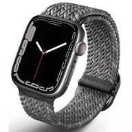 Akcesoria do smartwatchy - Pasek UNIQ Aspen DE do Apple Watch 1/2/3/4/5/6/7/8/9/SE/SE2 (42/44/45mm) Szary - miniaturka - grafika 1