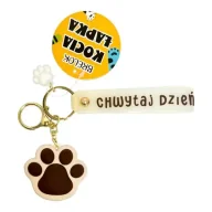 Breloczki dla dzieci - Brelok kocia łapka beżowy - MCD - miniaturka - grafika 1