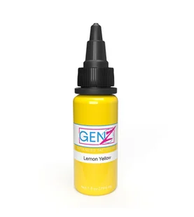 GEN-Z Intenze - farba do tatuażu.Lemon Yellow - Wyposażenie studia tatuażu - miniaturka - grafika 1