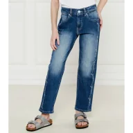 Spodnie sportowe damskie - Guess Jeansy Straight fit - miniaturka - grafika 1