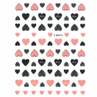 Ozdoby do paznokci - Nail Art Allepaznokcie Naklejki do paznokci cienkie samoprzylepne Sticker nude Nr Z-D4214 - miniaturka - grafika 1