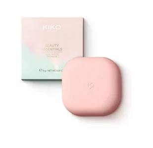 KIKO Milano Beauty Essentials Silky Matte Bronzer 01 Hazelnut 9g - Bronzery i konturowanie twarzy - miniaturka - grafika 2
