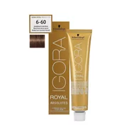 Farby do włosów i szampony koloryzujące - Schwarzkopf Professional Professional, Igora Royal Absolutes, farba do włosów 6-60, 60 ml - miniaturka - grafika 1