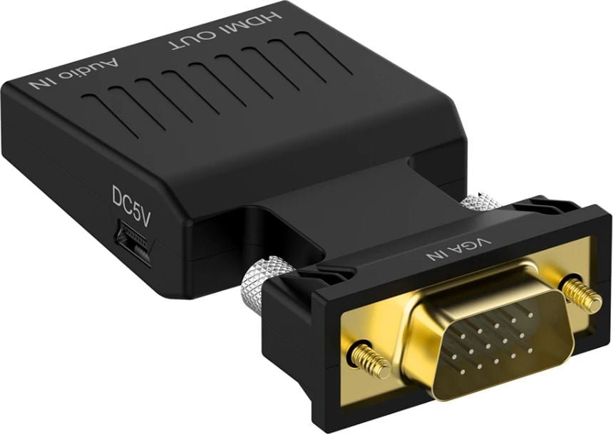 Co2 HDMI - D-Sub VGA + Jack 3.5mm czarny