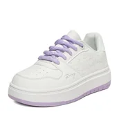 Buty dla dziewczynek - Sneakersy Roxy CEOWB-3512701 Biały - miniaturka - grafika 1